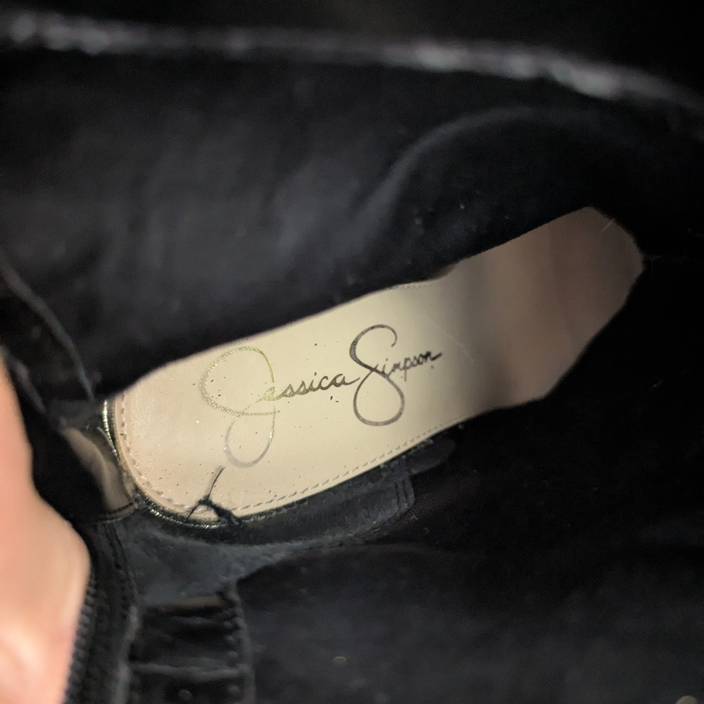 Sparkly Woven Jessica Simpson Boots - Picture 6 of 9